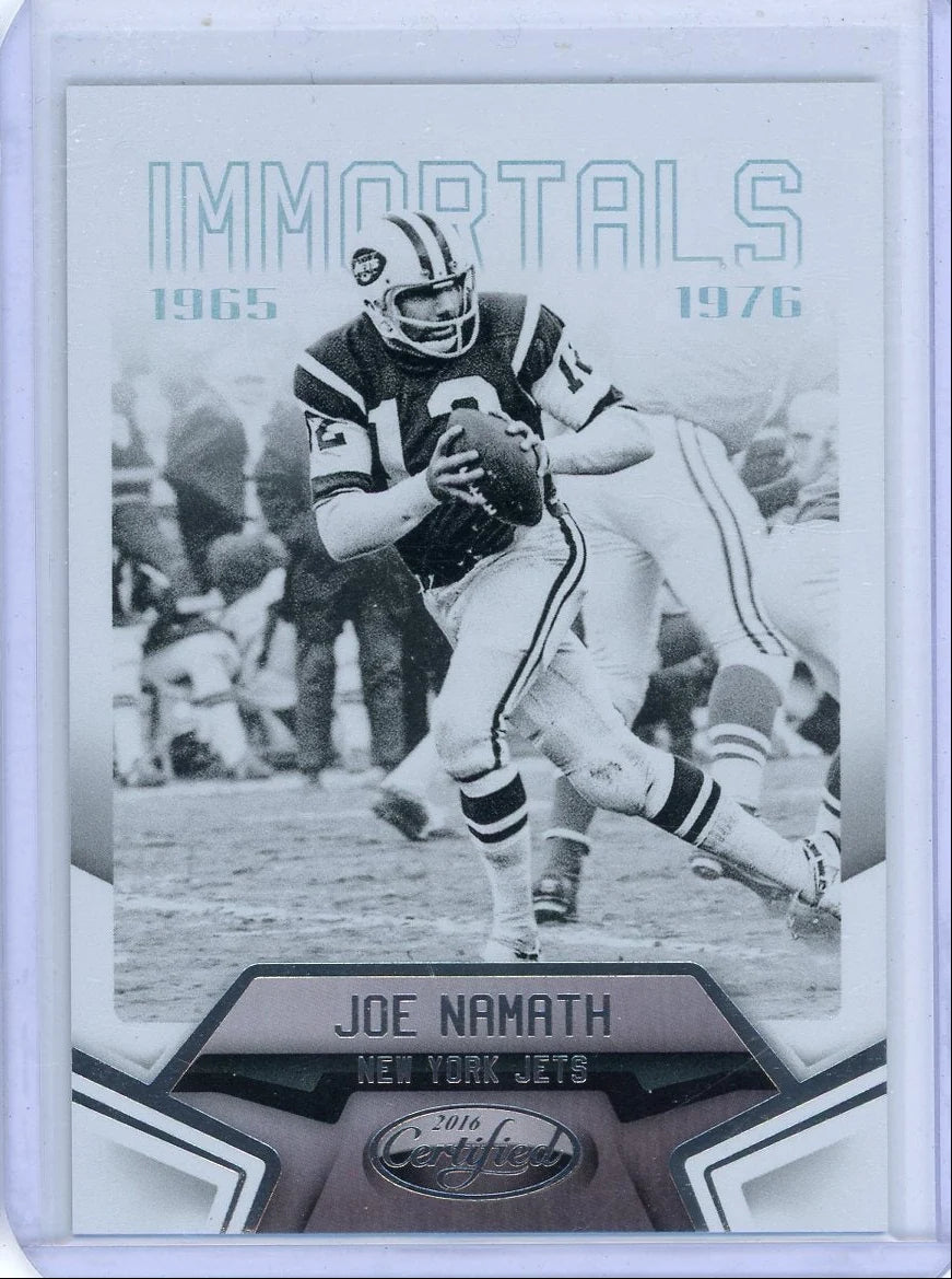 Joe Namath 2016 Panini Certified Immortals Mirror #'d 479/499