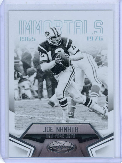 Joe Namath 2016 Panini Certified Immortals Mirror #'d 479/499