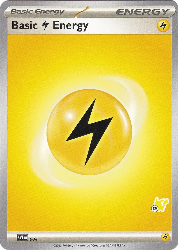 Basic Lightning Energy - Pikachu 12 (004) (Battle Academy 2024) (BA24)