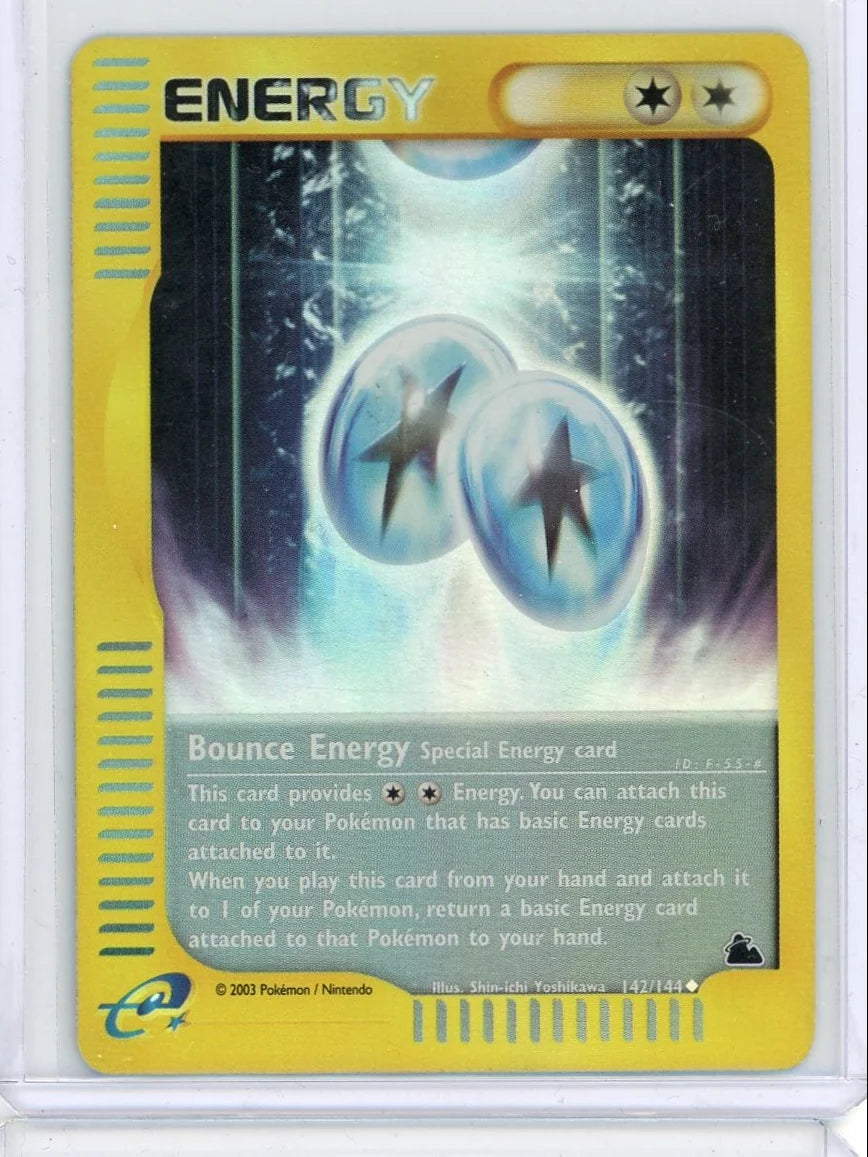 Bounce Energy Pokémon Skyridge Reverse Holo #142/144 LP
