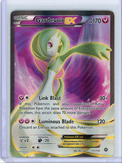 Gardevoir EX Pokémon XY Steam Siege Full Art #111/114 HP/DMG