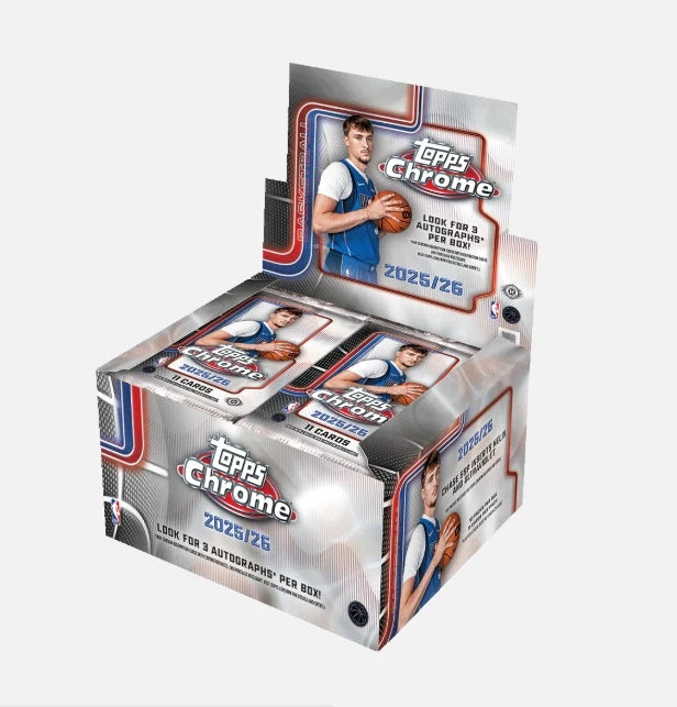 2025-26 Topps Chrome Basketball Jumbo Box