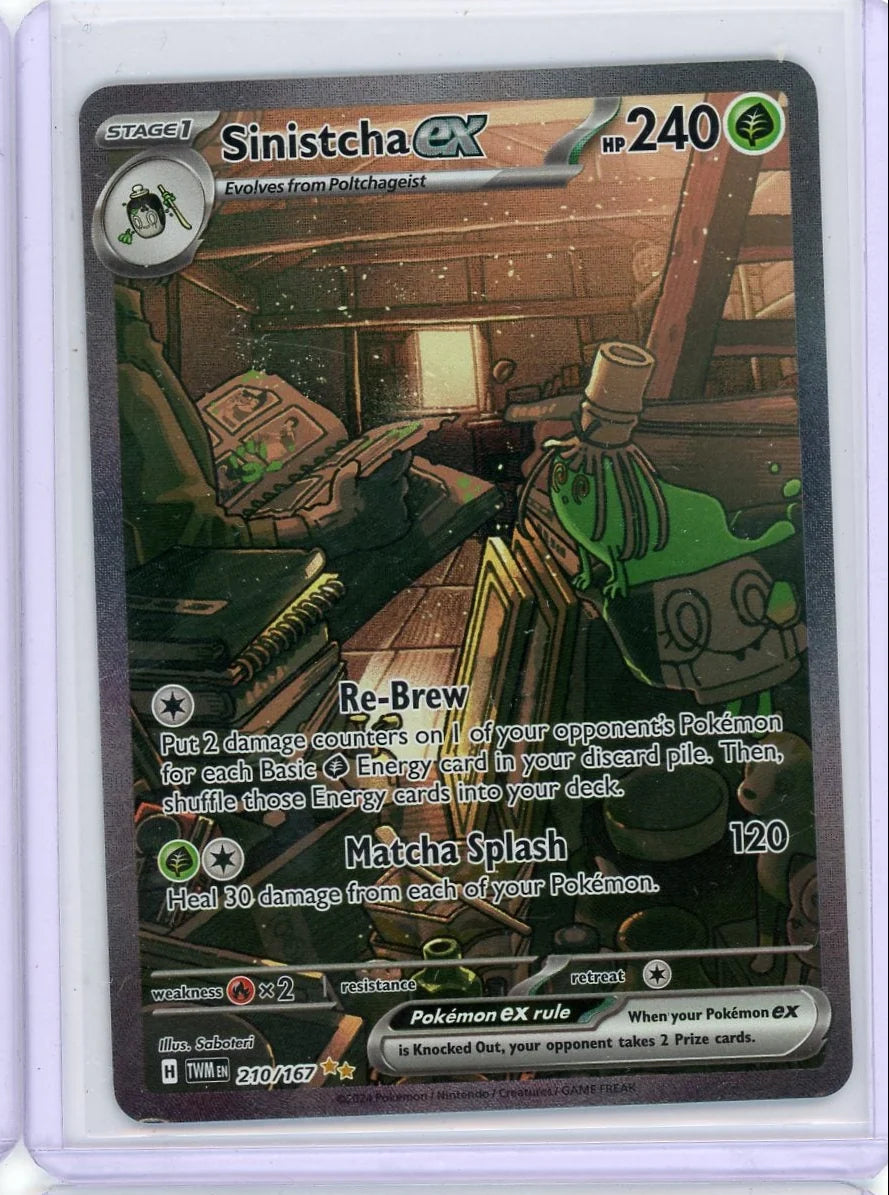 Sinistcha ex Pokémon Twilight Masquerade Special Illustration Rare #210/167