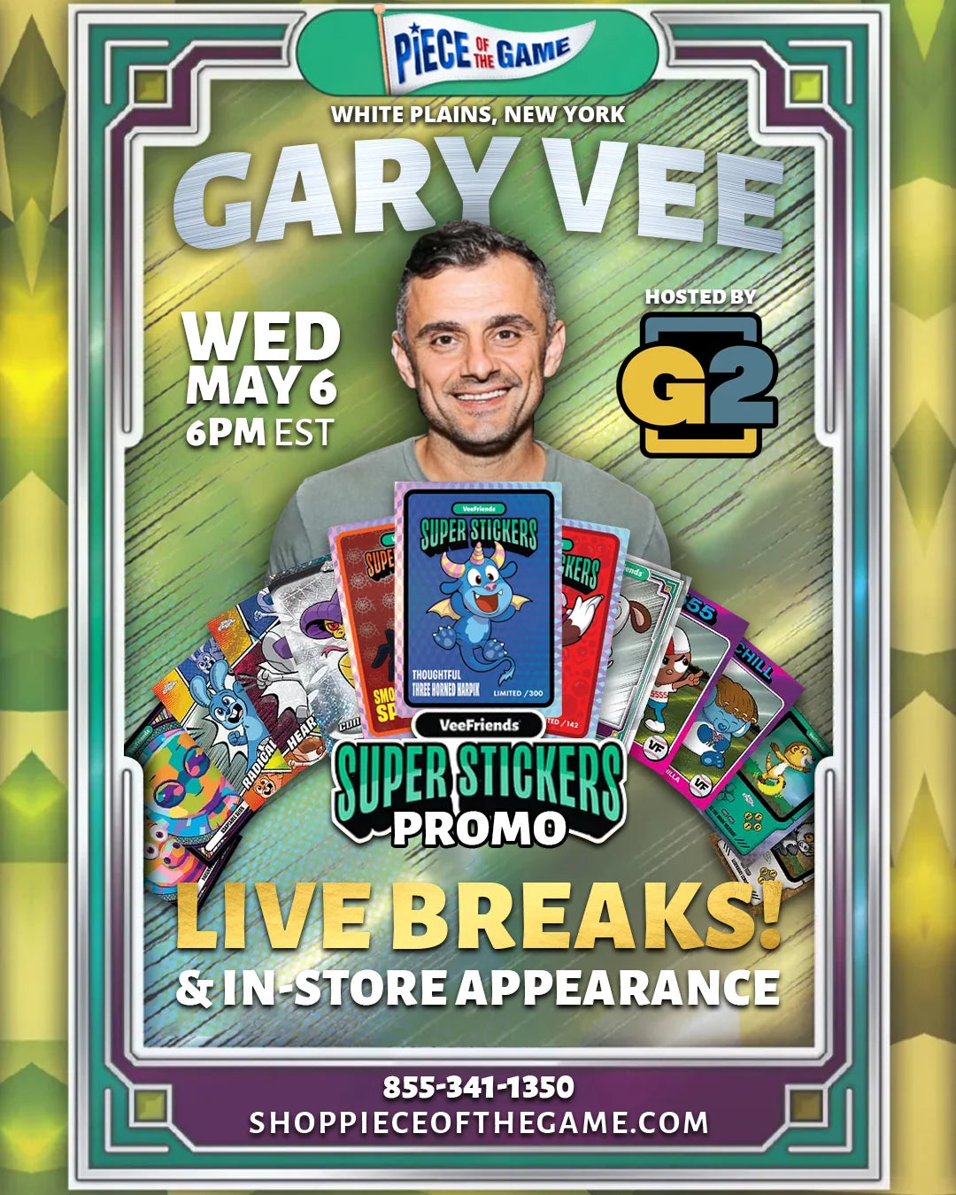 VeeFriends Spectacular Series VIP Package – Limited to 75 (Signed by Gary in paint pen color ink Rare Robot Poster Included)