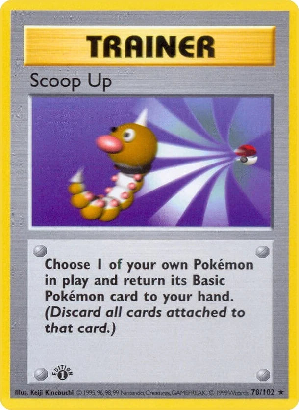 Scoop Up (078/102) (Base Set (Shadowless)) (BSS)