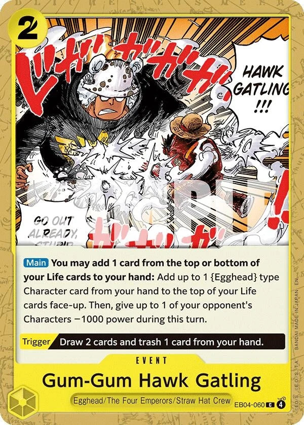 Gum-Gum Hawk Gatling (EB04-060) (Adventure on Kami's Island) (OP15-EB04)