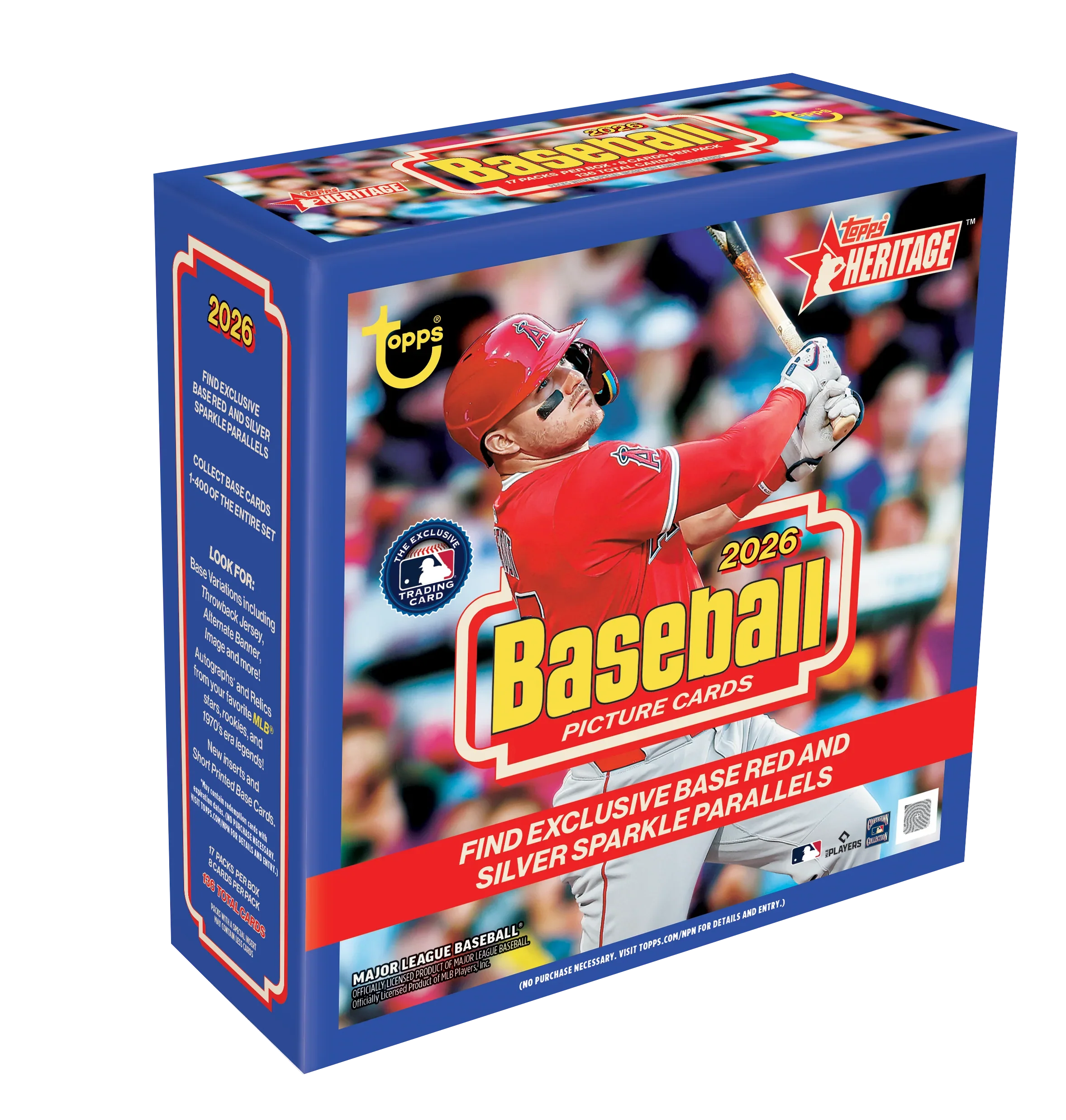 2026 Topps Heritage Baseball Mega 20-Box Case