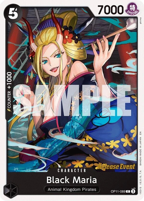Black Maria (OP11-089) (A Fist of Divine Speed Release Event Cards) (OP11 RE)