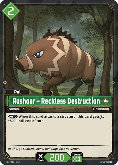 Rushoar – Reckless Destruction (EBP01-052) (Dawn of Palpagos) (EBP01)