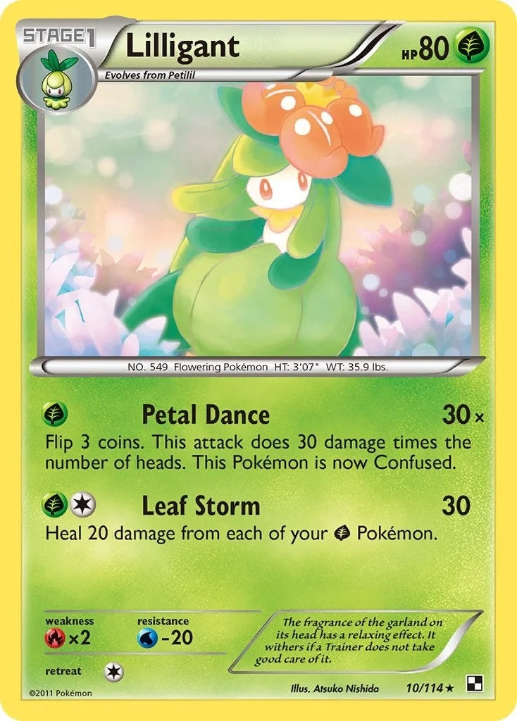 Lilligant (10/114) (Black and White) (BLW)