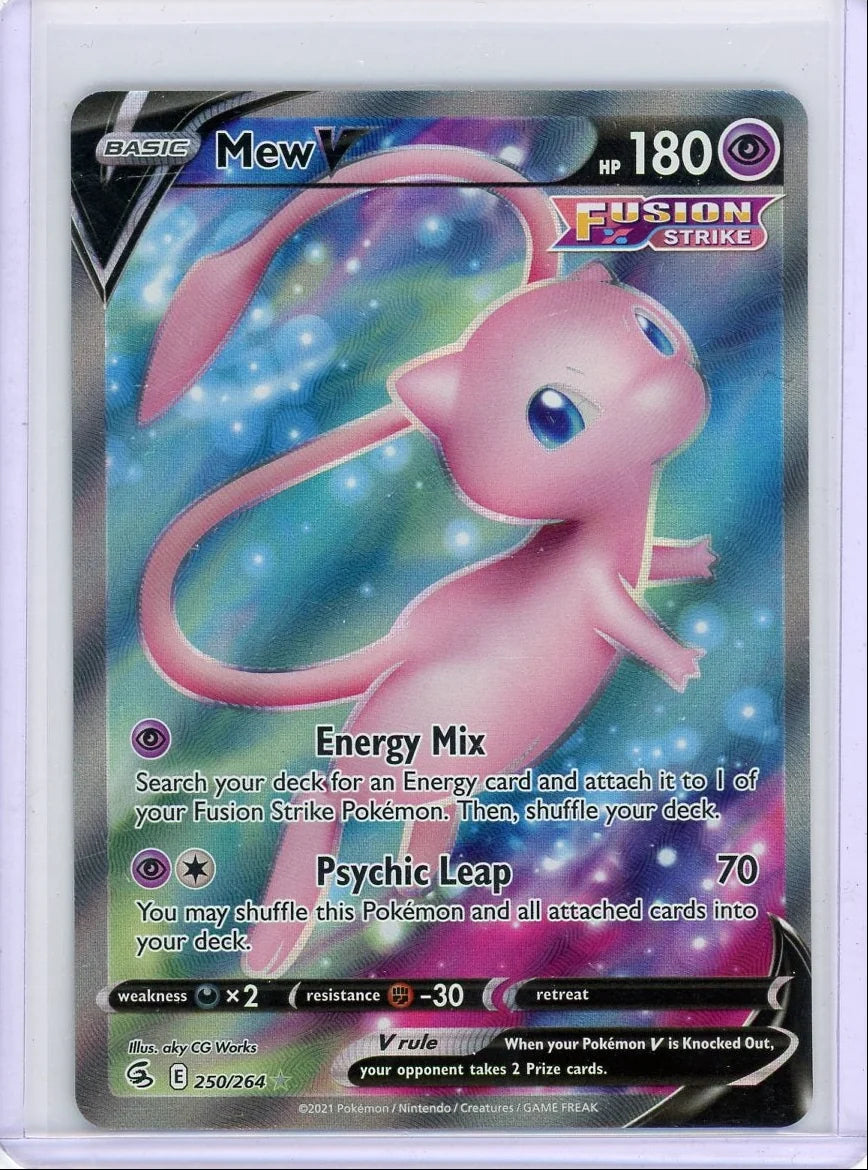 Mew V Pokémon Fusion Strike Full Art #250/264