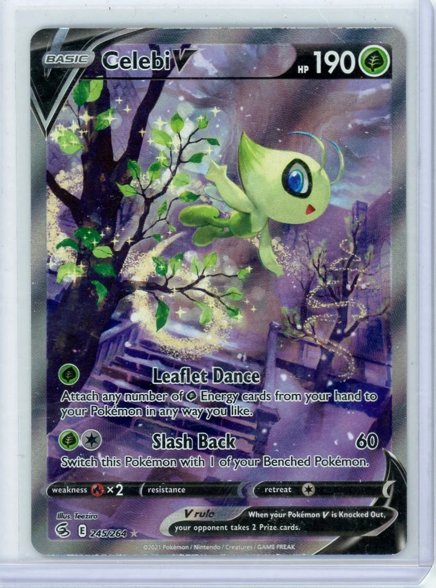 Celebi V Pokémon Fusion Strike Alternate Art #245/264 LP