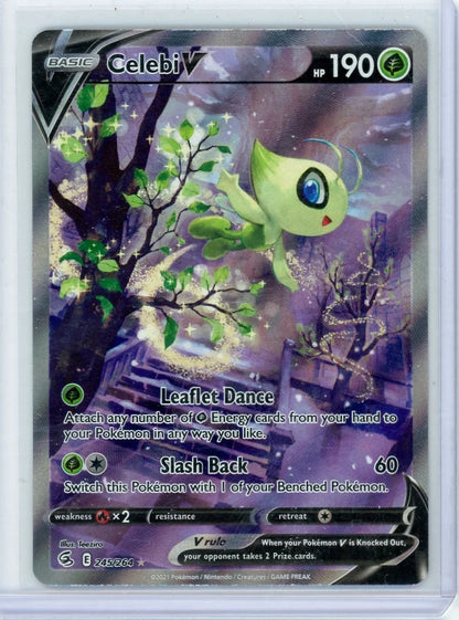 Celebi V Pokémon Fusion Strike Alternate Art #245/264 LP