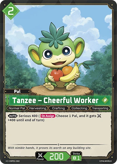 Tanzee – Cheerful Worker (EBP01-060) (Dawn of Palpagos) (EBP01)