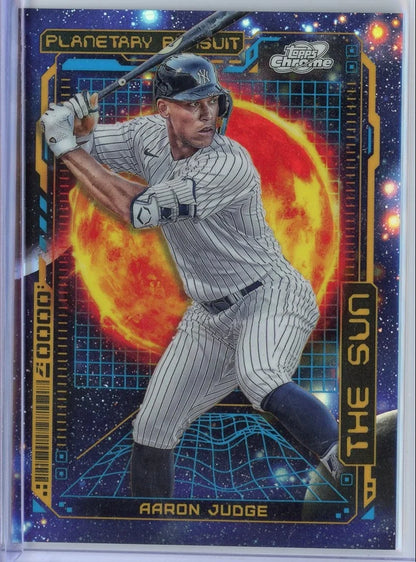 Aaron Judge 2023 Topps Cosmic Chrome Planetary Pursuit The Sun