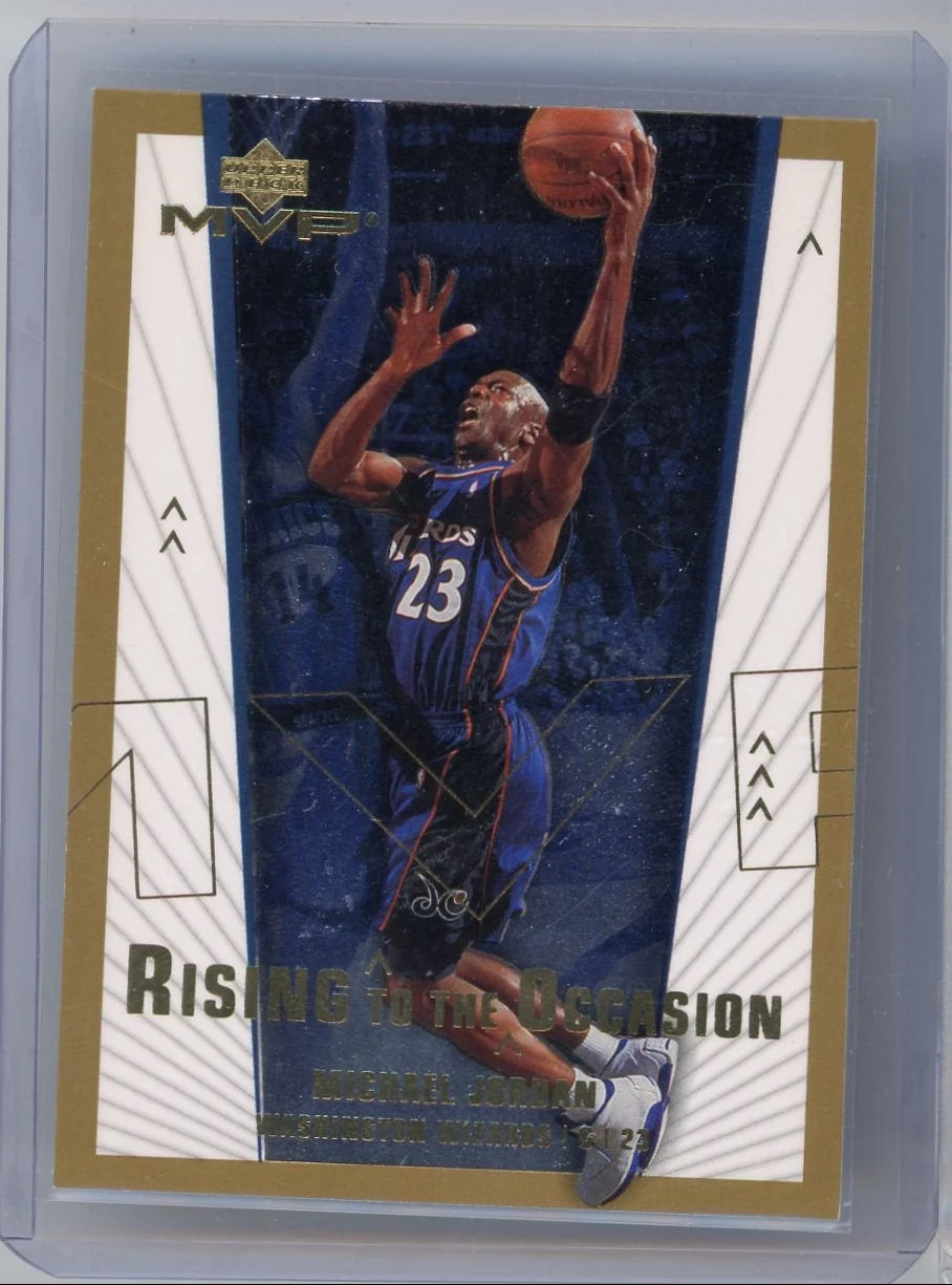 Michael Jordan 2003 Upper Deck Rising to the Occasion foil