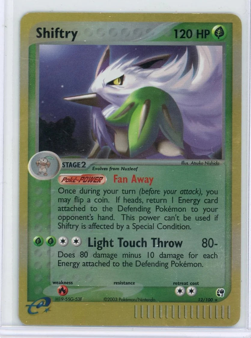 Shiftry Pokémon Sandstorm Reverse Holo #12/100 (LP)