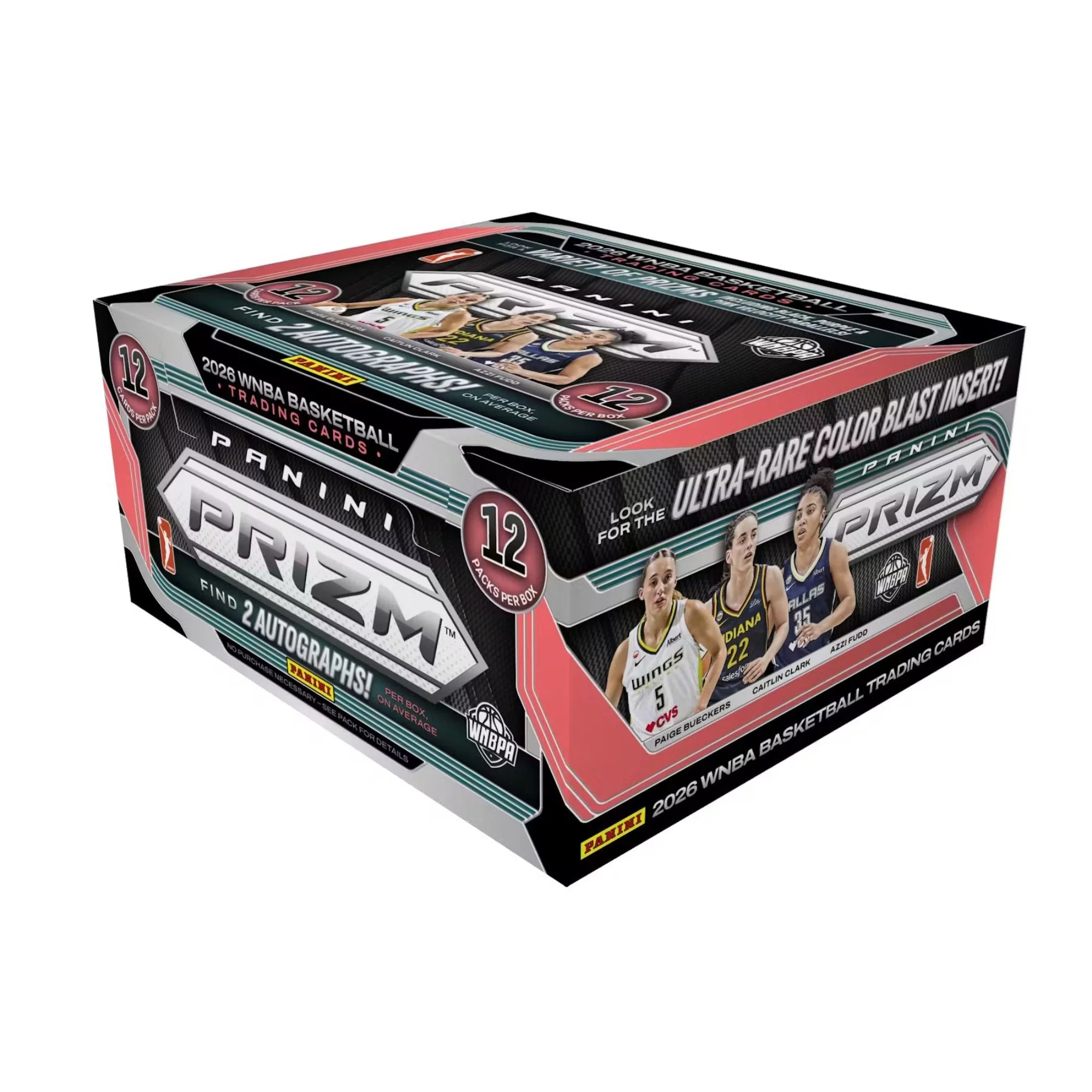 2026 Panini Prizm WNBA Hobby 12 Box Case