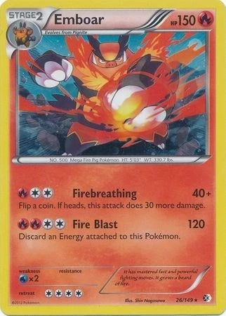 Emboar - 26/149 (Cosmos Holo) (026/149) (Blister Exclusives) (BLE)