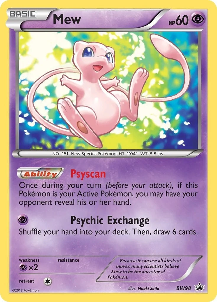 Mew - BW98 (BW98) (Black and White Promos) (PR)