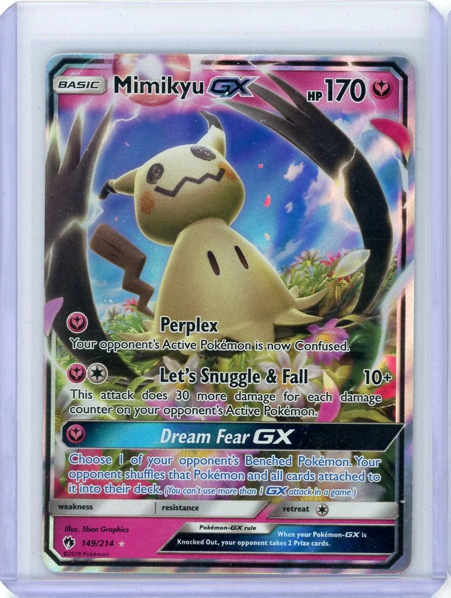 Mimikyu GX Pokémon Lost Thunder Ultra Rare #149/214