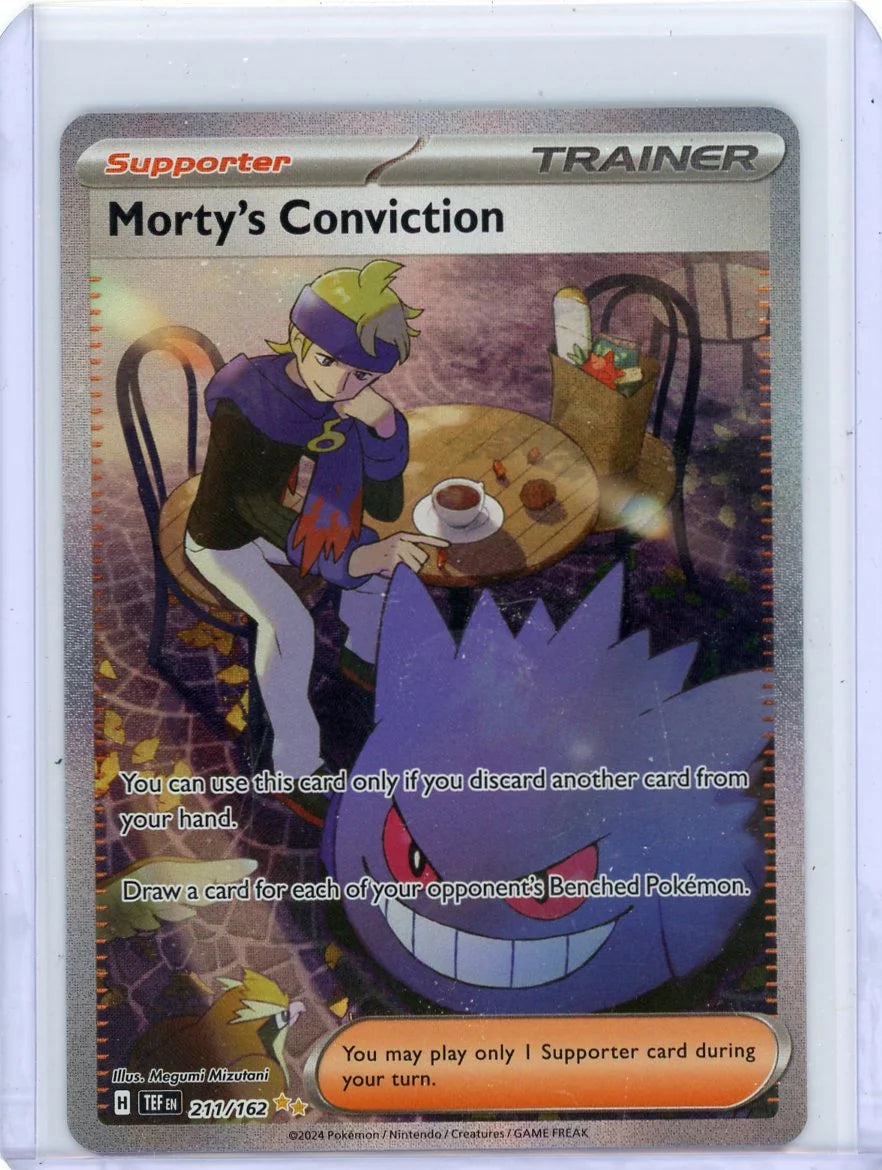 Morty's Conviction Pokémon Temporal Forces Trainer #211/162