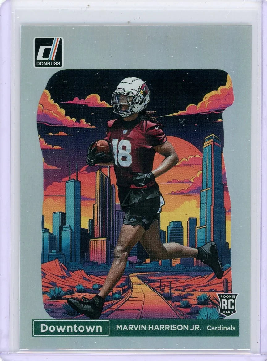 Marvin Harrison Jr. 2024 Panini Donruss Downtown RC