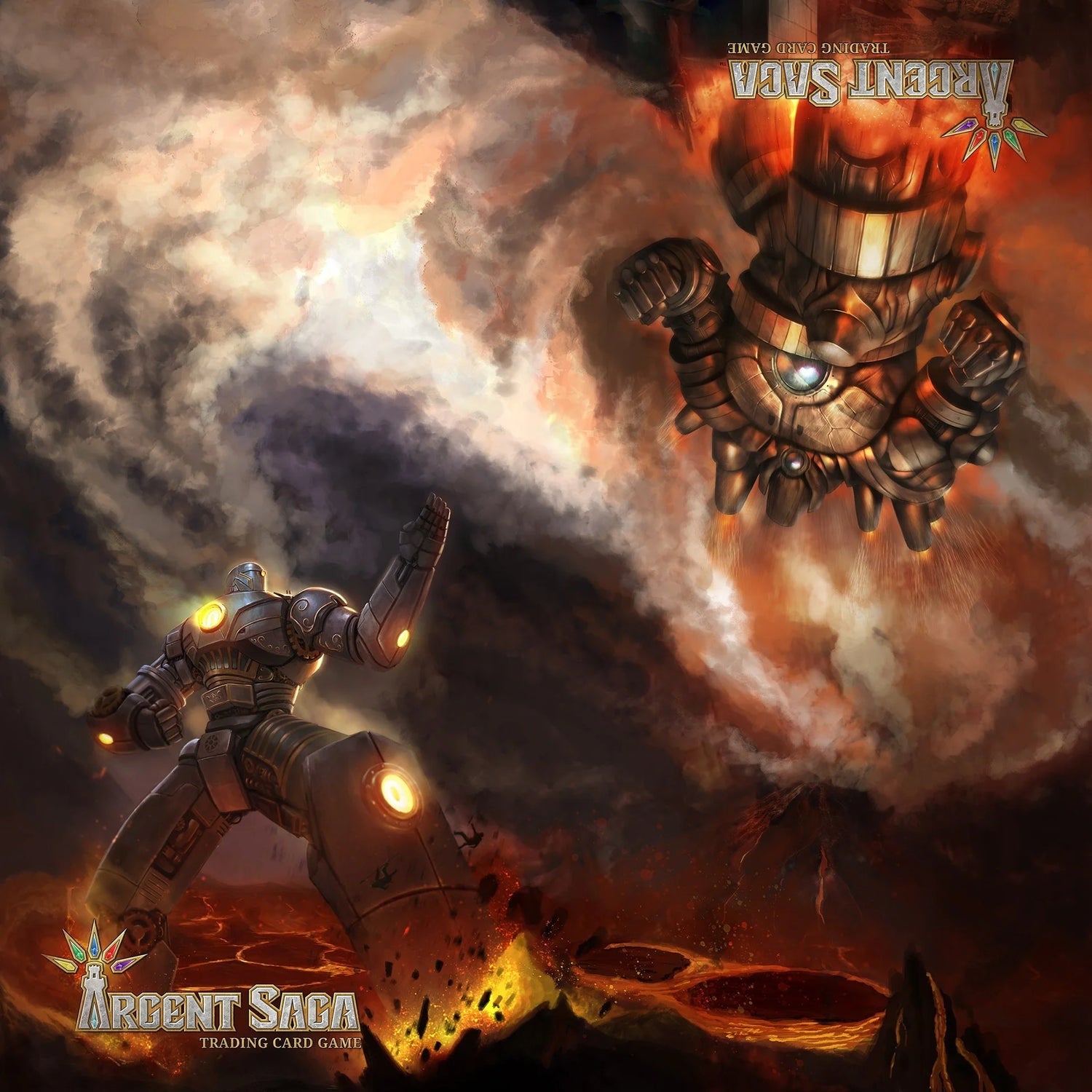 Argent Saga TCG Cloth 2-Player Playmat - Robots