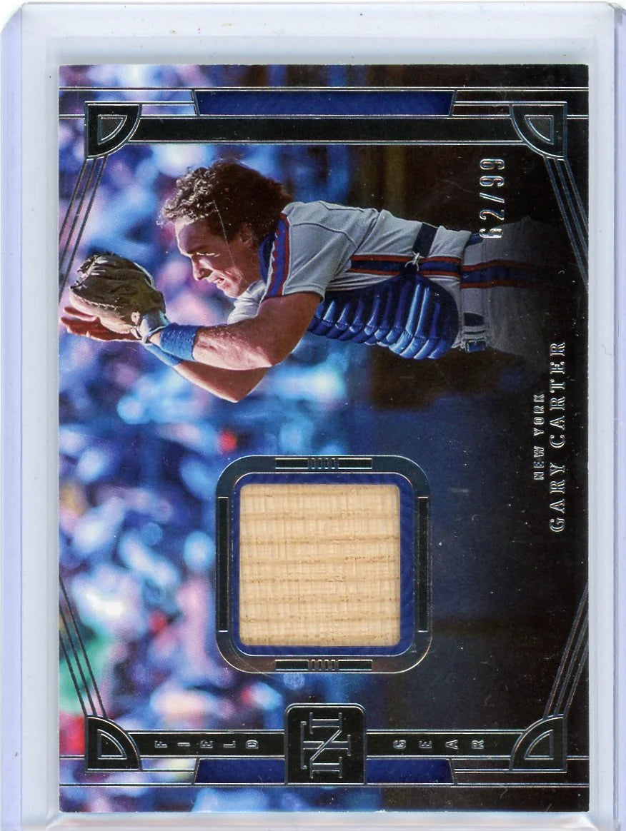 Gary Carter 2023 Panini National Treasures Field Gear Bat Relic #'d 62/99