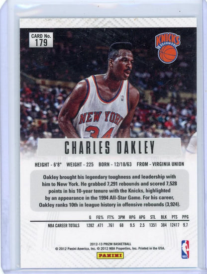 Charles Oakley 2012-13 Panini Prizm Silver