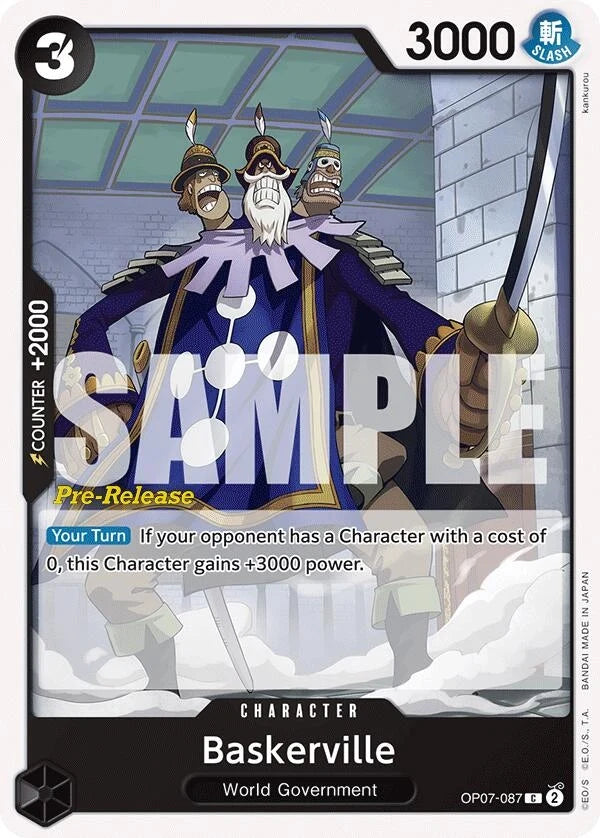Baskerville (OP07-087) (500 Years in the Future Pre-Release Cards) (OP07 PRE)