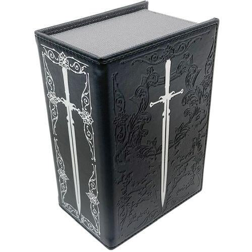 Book Type Synthetic Leather Deck Case - Holy Sword Emblem