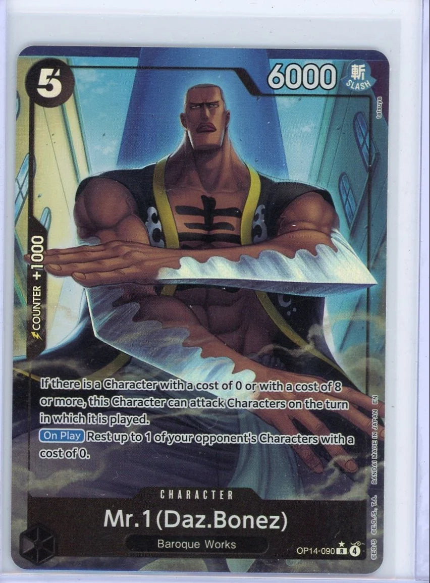 Mr. 1 (Daz.Bonez) One Piece The Azure Sea's Seven Alternate Art #OP14-090