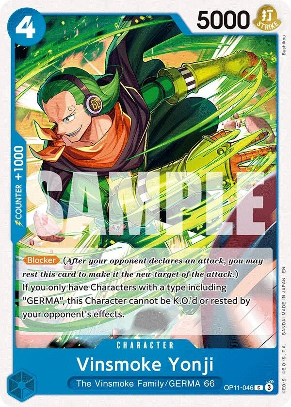 Vinsmoke Yonji (OP11-046) (A Fist of Divine Speed) (OP11)