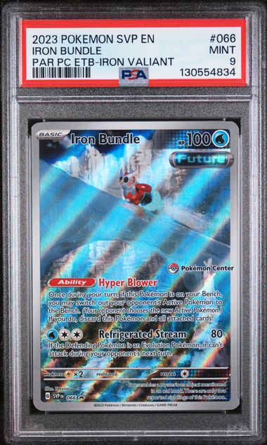 Iron Bundle 2023 Pokémon Scarlet & Violet Black Star Promo #066 PSA 9