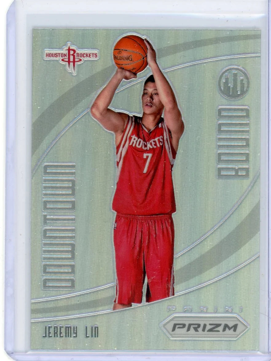 Jeremy Lin 2012-13 Panini Prizm Downtown Bound silver prizm
