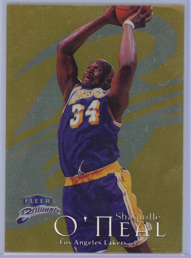 Shaquille O'Neal 1998-99 Fleer Brilliants Gold 10/99 #100G