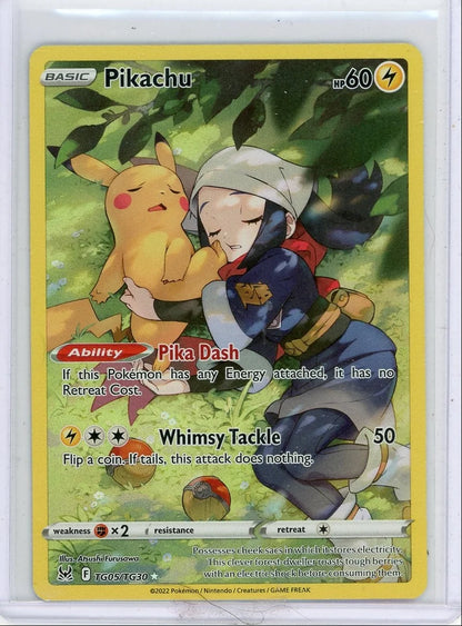 Pikachu Pokémon Lost Origin Ultra Rare #TG05/TG30