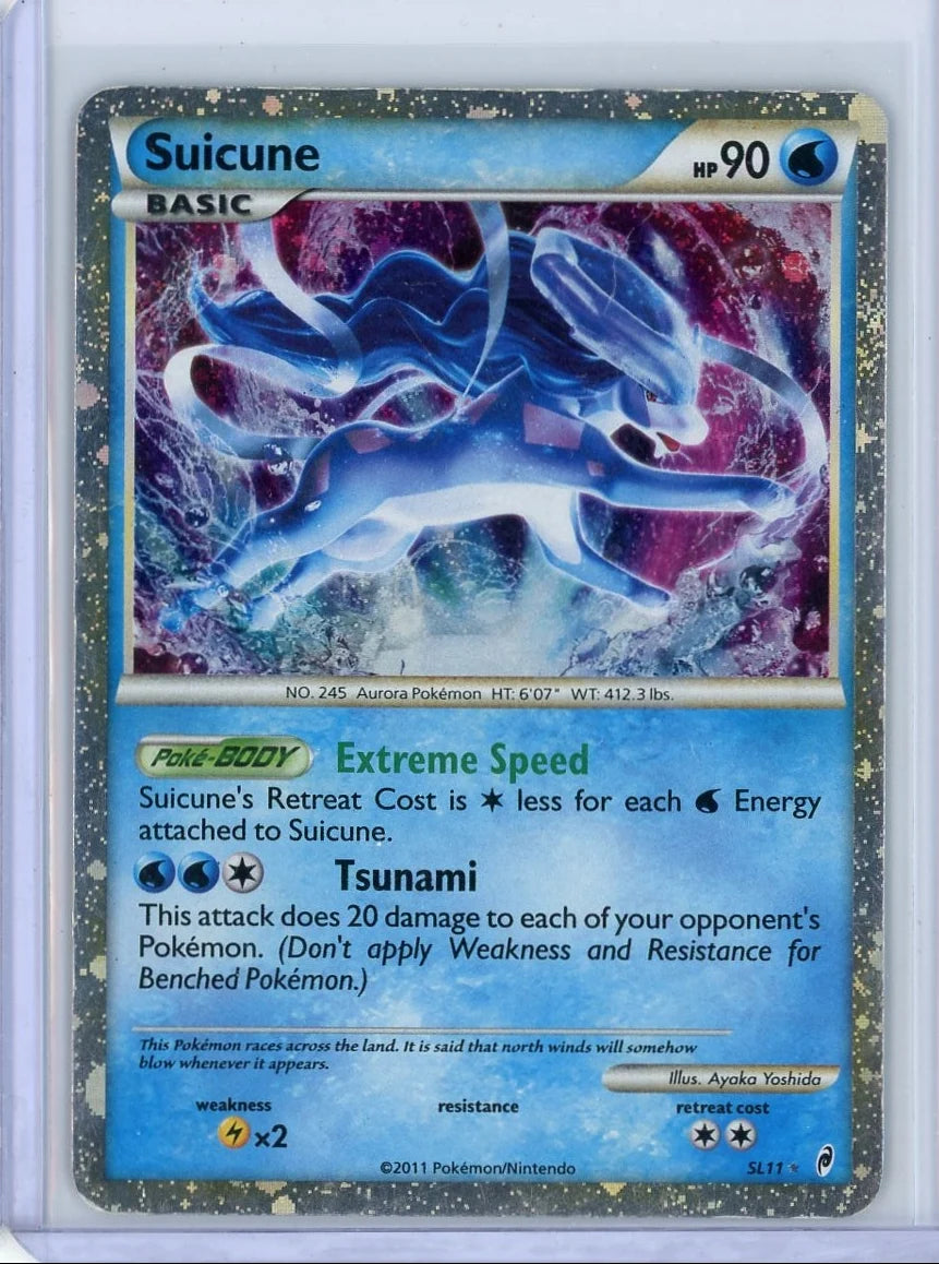 Suicune Pokémon Call of Legends Shiny Ultra-Rare #SL11