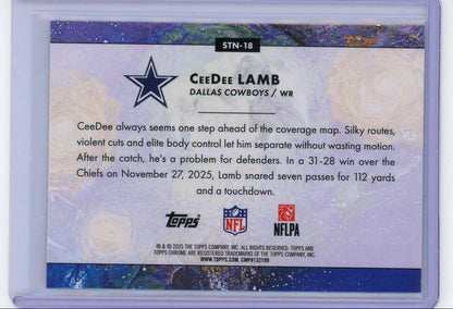 CeeDee Lamb 2025 Topps Chrome Cosmic Stars of the Night