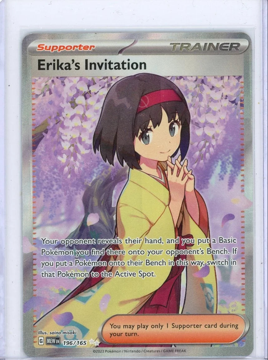 Erika's Invitation 2023 Pokemon Scarlet & Violet 151 rare 196/165