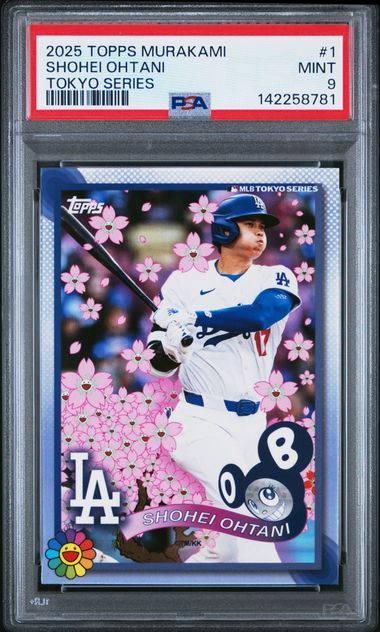 Shohei Ohtani 2025 Topps Murakami Tokyo Series #1 PSA 9
