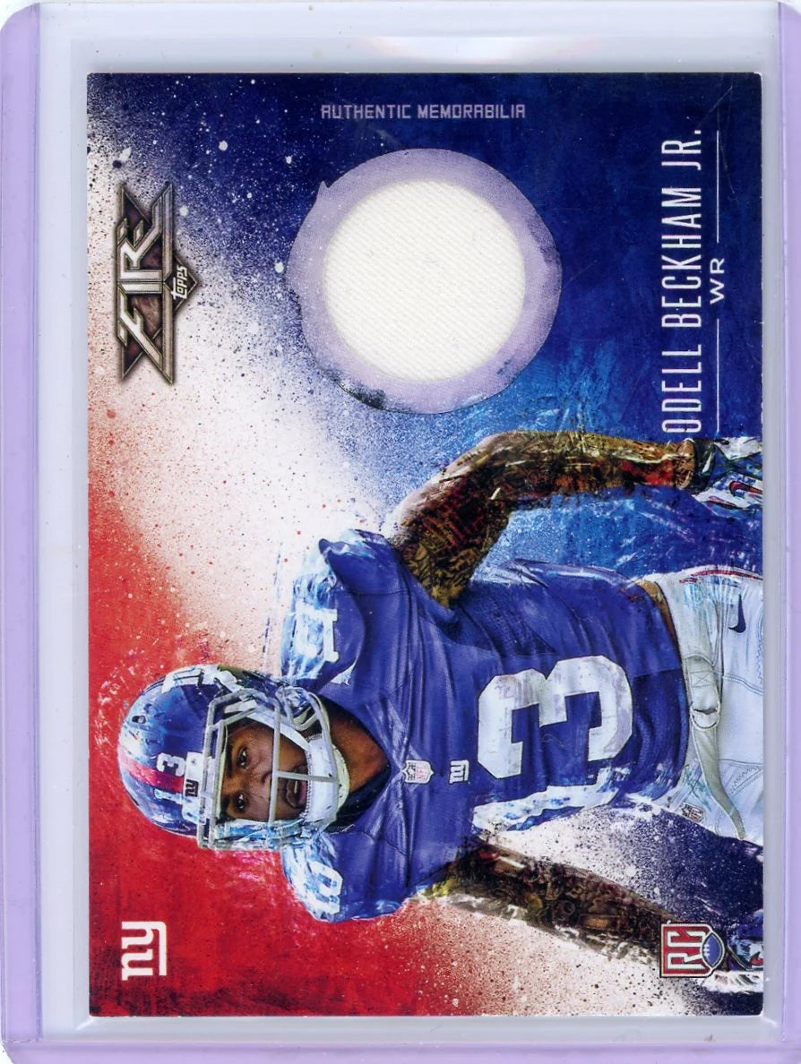 Odell Beckham Jr. 2014 Topps Fire Relic RC