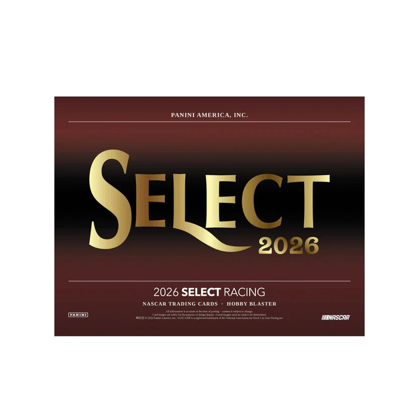 2026 Panini Select Nascar Racing - 20 Blaster Box Case