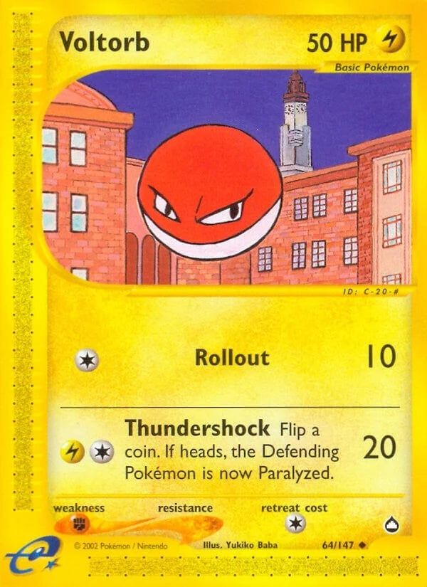 Voltorb (64) (064/147) (Aquapolis) (AQ)