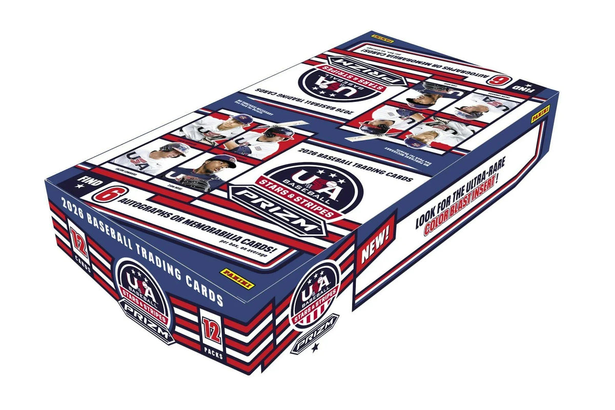 2026 Panini Stars and Stripes USA Baseball Hobby 12 Box Case