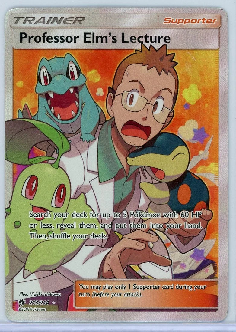 Professor Elm's Lecture 2018 Pokémon Lost Thunder #213/214 HP/DMG