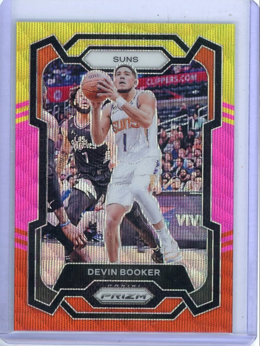 Devin Booker 2023-24 Panini Prizm Asia Tri-Color Prizm #'d 06/88