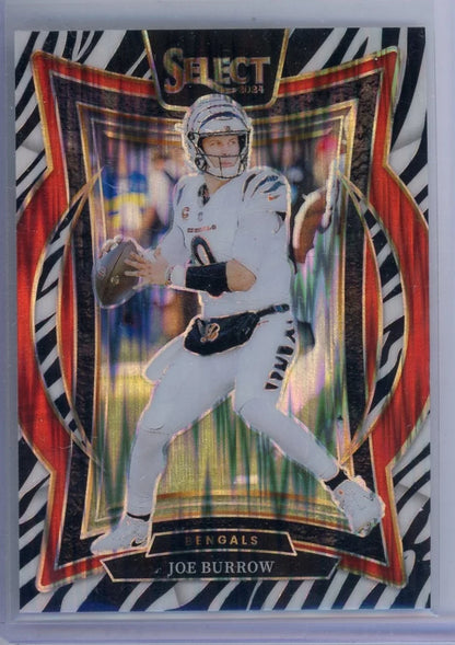 Joe Burrow 2024 Select Zebra Shock SSP