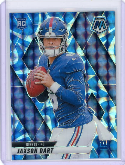 Jaxson Dart 2025 Mosaic Reactive Blue Prizm RC